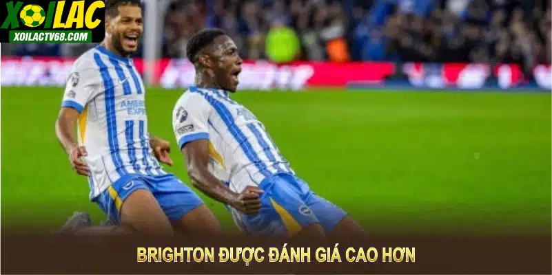 Brighton là đội được đánh giá cao hơn 